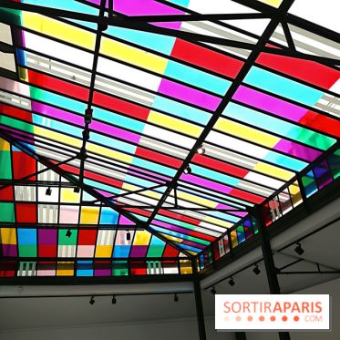 Daniel Buren et Miles Greenberg, nos photos de l'expo au Reiffers Art Inititiatives à Paris 