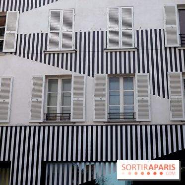 Daniel Buren et Miles Greenberg, nos photos de l'expo au Reiffers Art Inititiatives à Paris 