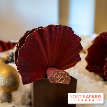 Bûche de Noël du Bristol 2025 signée Maxence Barbot : l'Art du Sommet - photos - A7C08920