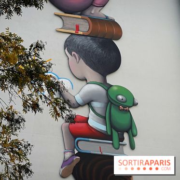Seth, les photos de son œuvre murale à Belleville 