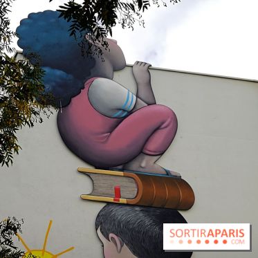 Seth, les photos de son œuvre murale à Belleville