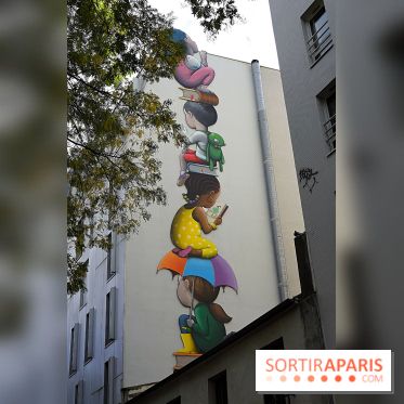 Seth, les photos de son œuvre murale à Belleville