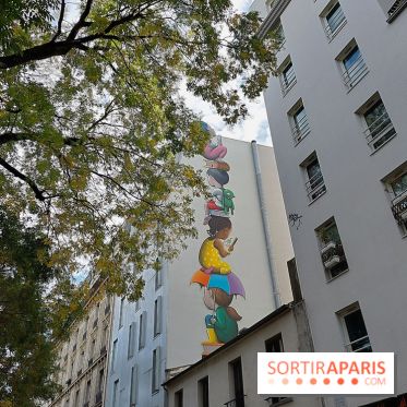 Seth, les photos de son œuvre murale à Belleville