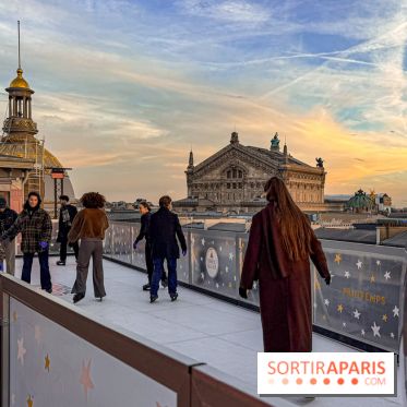 Noël 2025 au Printemps Haussmann : une patinoire gratuite au sommet du grand magasin