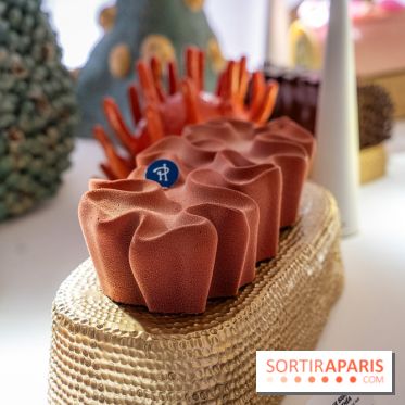 Bûches de Noël et créations de fête 2025 de Pierre Hermé : les Abysses - A7C07831