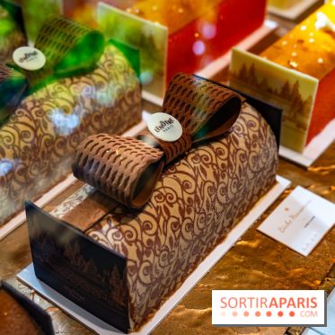 Bûche de Noël Lenôtre 2025 : Le train des Merveilles et les créations de fête - photos