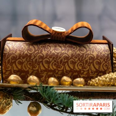 Bûche de Noël Lenôtre 2025 : Le train des Merveilles et les créations de fête - photos