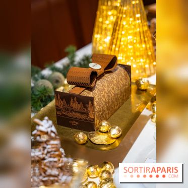 Bûche de Noël Lenôtre 2025 : Le train des Merveilles et les créations de fête - photos