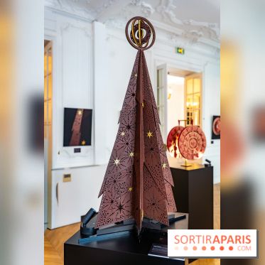 Bûche de Noël Opéra Garnier de la Maison du Chocolat 2025 - photos