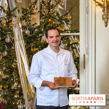La Bûche de Noël 2025 de l'Hôtel de Crillon par Matthieu Carlin : le palace ... à croquer ! - IMG 7928