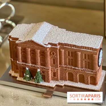 La Bûche de Noël 2025 de l'Hôtel de Crillon par Matthieu Carlin : le palace ... à croquer !
