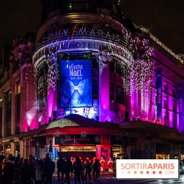 Inauguration des vitrines de Noël du BHV Marais à Paris 2025 avec Vincent Niclo et Vitaa - photos