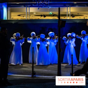 Inauguration des vitrines de Noël du BHV Marais à Paris 2025 avec Vincent Niclo et Vitaa - photos - A7C01364