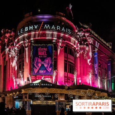 Inauguration des vitrines de Noël du BHV Marais à Paris 2025 avec Vincent Niclo et Vitaa - photos - A7C01471