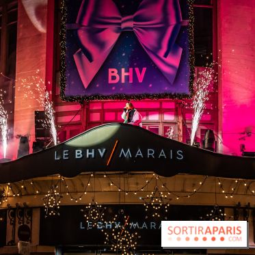 Inauguration des vitrines de Noël du BHV Marais à Paris 2025 avec Vincent Niclo et Vitaa - photos