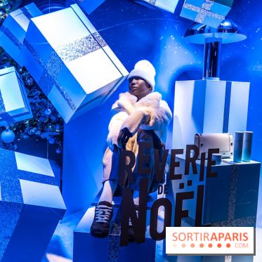 Inauguration des vitrines de Noël du BHV Marais à Paris 2025 avec Vincent Niclo et Vitaa - photos