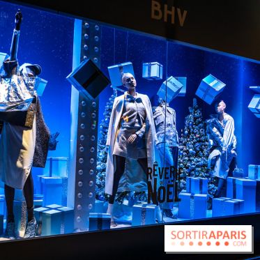 Inauguration des vitrines de Noël du BHV Marais à Paris 2025 avec Vincent Niclo et Vitaa - photos