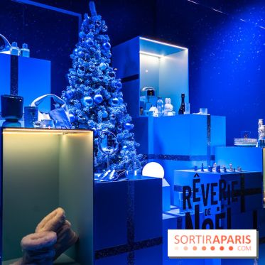 Inauguration des vitrines de Noël du BHV Marais à Paris 2025 avec Vincent Niclo et Vitaa - photos - A7C01503