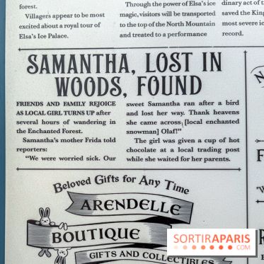 World of Frozen - détail Samantha