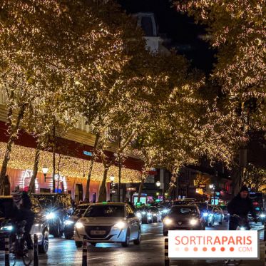 Les illuminations de Noël 2025 du Boulevard Haussmann