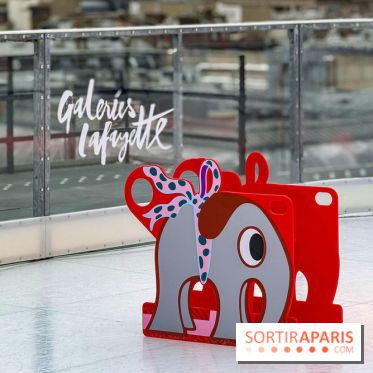 Noël 2025 aux Galeries Lafayette Haussmann : une patinoire éphémère sur les toits de Paris