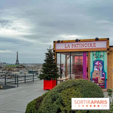 Noël 2025 aux Galeries Lafayette Haussmann : une patinoire éphémère sur les toits de Paris