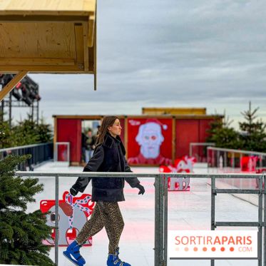 Noël 2025 aux Galeries Lafayette Haussmann : une patinoire éphémère sur les toits de Paris