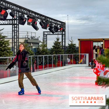 Noël 2025 aux Galeries Lafayette Haussmann : une patinoire éphémère sur les toits de Paris