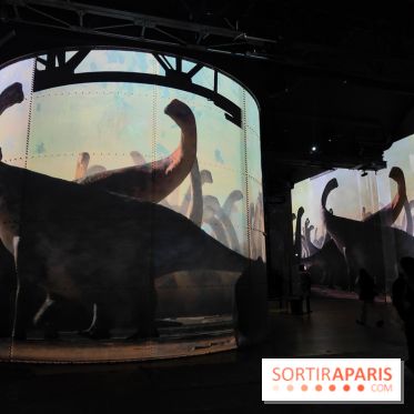 Dinosaures : l'expérience immersive qui nous fait remonter le temps à l'Atelier des Lumières, photos