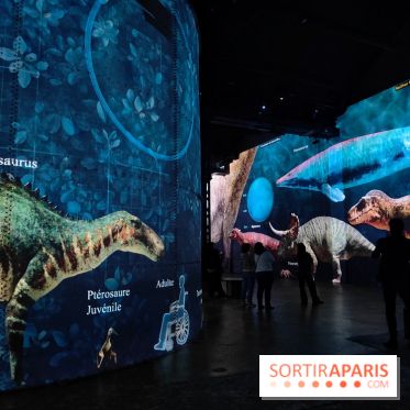 Dinosaures : l'expérience immersive qui nous fait remonter le temps à l'Atelier des Lumières, photos