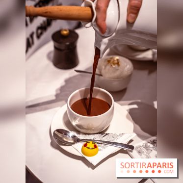 salon de thé chocolatier Chapon Saint-Germain-En-Laye - Yvelines:  chocolat chaud et gourmandises - photos