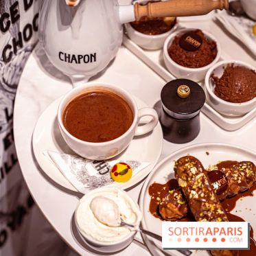 salon de thé chocolatier Chapon Saint-Germain-En-Laye - Yvelines:  chocolat chaud et gourmandises - photos