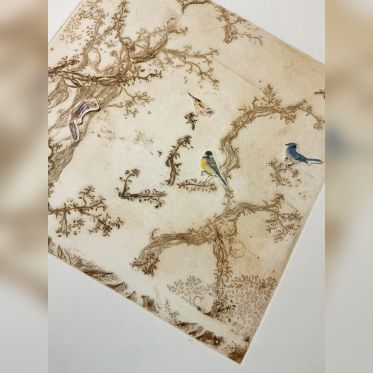 Marché de Noël des Créateurs à Colombes - Gravure généalogique 2