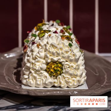 Bûche de Noël Paris-Brest pistache et tropicale de Nour Kandler - Lalla Coffee