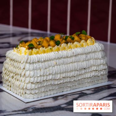 Bûche de Noël Paris-Brest pistache et tropicale de Nour Kandler - Lalla Coffee