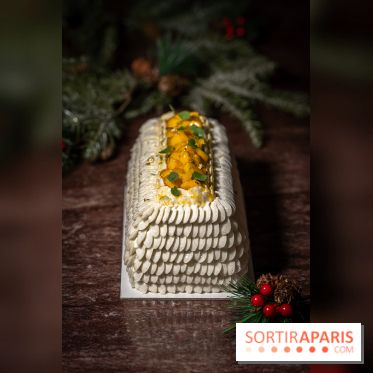 Bûche de Noël Paris-Brest pistache et tropicale de Nour Kandler - Lalla Coffee
