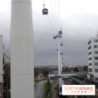 Câble C1 : le premier téléphérique d'Île-de-France - nos photos