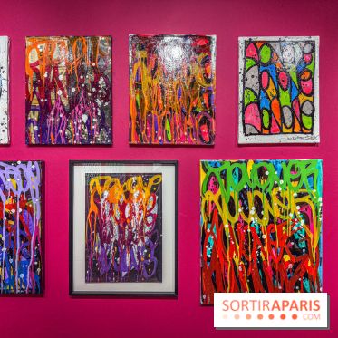 Mini Me : l'exposition de JonOne 100% groovy baby à la galerie Goldshteyn-Saatort - IMG 2325