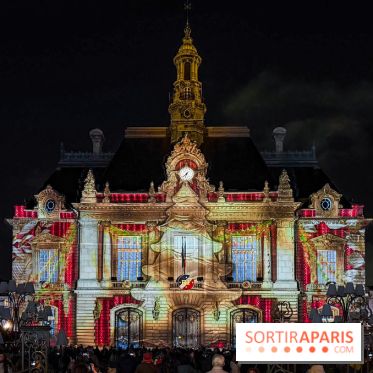 Noël 2025 à Levallois-Perret (92) : spectacle son & lumière gratuit sur l'Hôtel de Ville  - IMG 5378