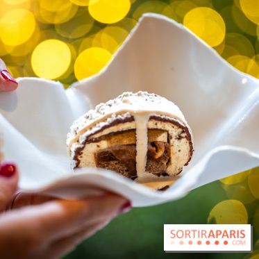 Le tea time de Noël du George V 2025, les photos - buche de noël