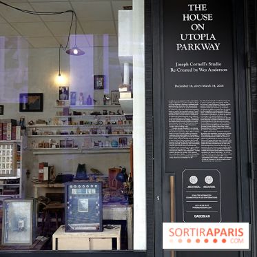 L'atelier de Joseph Cornell recréé par Wes Anderson à la galerie Gagosian