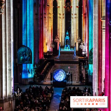 L'Odyssée Céleste à l'église Saint-Eustache à Paris, le nouveau spectacle Luminiscence  - A7C04810