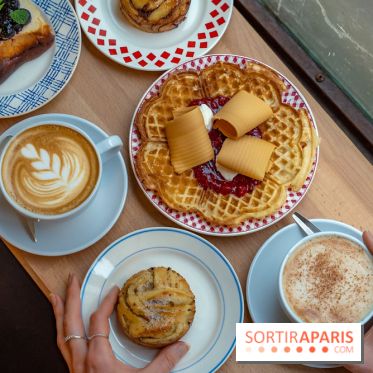 Bonne Montmartre, le coffee shop Norvégien Paris 18e - gaufre