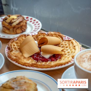 Bonne Montmartre, le coffee shop Norvégien Paris 18e - gaufre