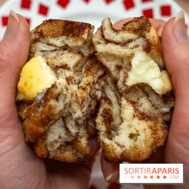 Bonne Montmartre, le coffee shop Norvégien Paris 18e - roulé canelle