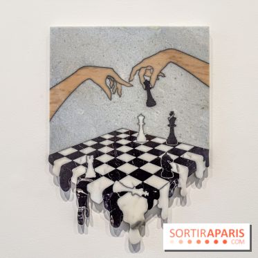 Exposition Un Siècle d'Echecs à la Galerie Perrotin