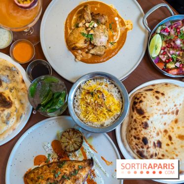 Andaaz restaurant indien Paris 17e - table