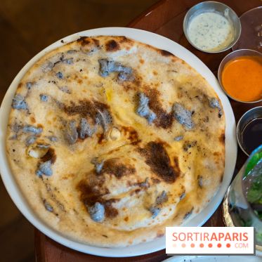 Andaaz restaurant indien Paris 17e - naan truffe