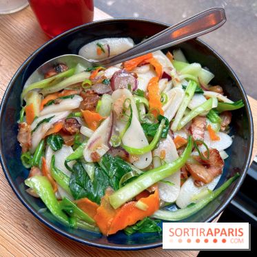 Horiz - Pâtes du bonheur au porc laqué