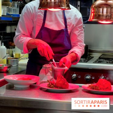 L'Arrêt by The Grey - Cuisine ouverte